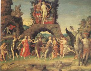 Andrea Mantegna Mars and Venus Known as Parnassus (mk05) Spain oil painting art